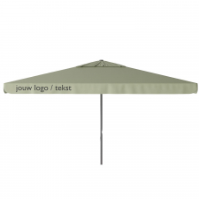 Parasol Quito 400x300cm (Sage green) met bedrukking