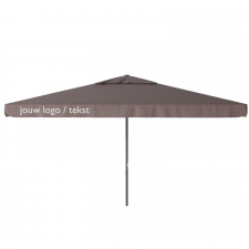 Parasol Quito 400x300cm (Taupe) met bedrukking