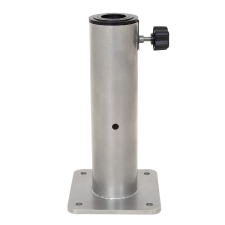 RVS buis voor Rhino parasolvoet of bodemhuls max 70mm gepolijst