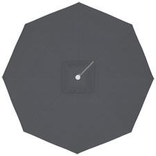 Rhino umbrellas Parasoldoek Rhino   350cm rond voor Reflexion en Scope / Easy sun / Sombrano dark grey (polyester)