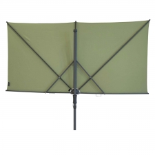 Vrijhangende zweefparasol Sunwave Square 250x125 (Sage green)