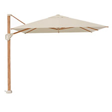 Zweefparasol Voyager T1 250x250cm teak spuncrylic (champagne)
