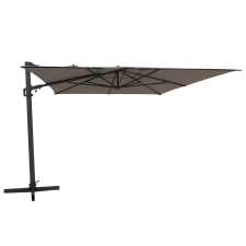 Vrijhangende zweefparasol Malta 300x400cm taupe