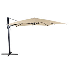 Zweefparasol Palmas 300x300cm (sand)