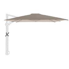 Zweefparasoldoek Siesta Premium - 300x300cm (sand) (N)