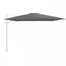 Zweefparasoldoek Siesta Premium - 300x300cm (charcoal)