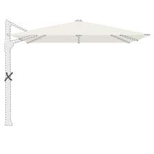 Zweefparasoldoek Glatz Fortano® - 400x300cm rechthoek (Stofklasse 2)