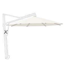 Zweefparasoldoek Glatz Sombrano® easy - 400cm rond (Stofklasse 2)