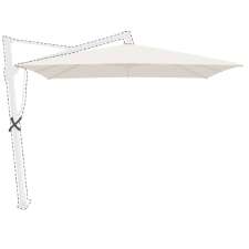 Zweefparasoldoek Glatz Sombrano® easy - 350x350cm vierkant (Stofklasse 2)