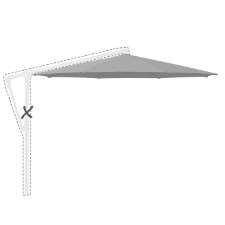 Zweefparasoldoek Glatz Sunwing® Casa - 300cm rond (Stofklasse 5)