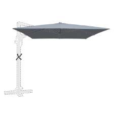 Zweefparasoldoek Madison - Monaco Flex 300x300cm (grey)