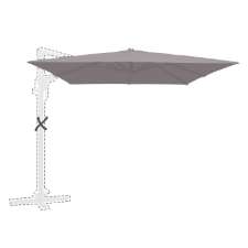 Zweefparasoldoek Madison - Monaco Flex 300x300cm (taupe)