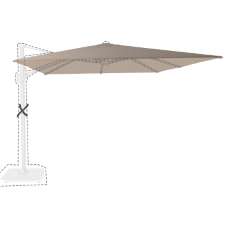 Zweefparasoldoek Platinum Challenger T1 Premium - 400x300cm (Havana)