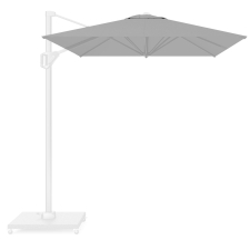 Zweefparasoldoek Voyager T1 - 300x200cm (light grey)