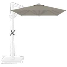 Zweefparasoldoek Voyager T1 - 300x200cm (taupe)