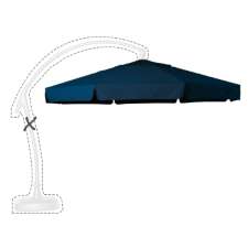 Zweefparasoldoek Hartman Reflexion en Scope zweefparasol - 350cm rond marine blauw (polyester)