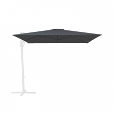 Zweefparasoldoek Rhino universeel - 300x300cm vierkant dark grey (polyester)