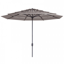 Parasol Syros open air 350cm (Taupe)