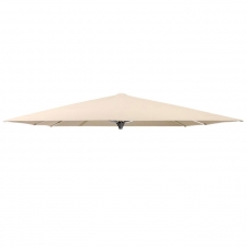 Stokparasoldoek Glatz Alu-Twist - 240x240cm vierkant (eggshell)
