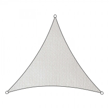 Schaduwdoek Iseo HDPE driehoek 3,6m (wit)