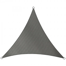Schaduwdoek Como polyester driehoek 5m (antraciet)