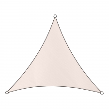 Schaduwdoek Livigno polyester driehoek 5m (naturel)