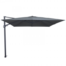 Vrijhangende zweefparasol Monaco Flex III 300x300 (grey) (SHOWROOMAANBIEDING)