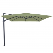 Vrijhangende zweefparasol Monaco Flex III 300x300 (sage green)